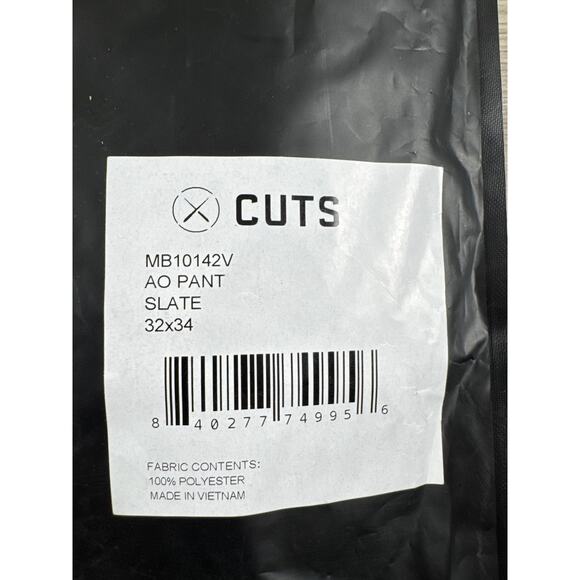 Cuts AO Versaknit Pants‎ Slate 32x34 - Picture 14 of 14
